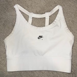 White high neck Nike sports bra size small